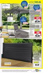 Gazetka promocyjna Lidl - Aktionsprospekt - Gazetka - ważna od 03.06 do 03.06.2023 - strona 31 - produkty: ampelschirm, dell, eis, latte, Liege, Mode, ndk, reis, sonnenliege, Ti, weck, ZTE