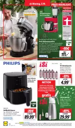 Gazetka promocyjna Lidl - Aktionsprospekt - Gazetka - ważna od 07.10 do 07.10.2023 - strona 18 - produkty: angebot, braten, dell, dessert, edelstahl, eis, elle, fritteuse, grill, Heißluftfritteuse, küche, Küchen, küchenmaschine, Mixer, Mode, ndk, Philips, Reinigung, reis, riegel, sahne, Schal, Schale, Schneebesen, silvercrest, Spritzschutz, standmixer, Ti, Tiere, ZTE