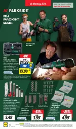 Gazetka promocyjna Lidl - Aktionsprospekt - Gazetka - ważna od 07.10 do 07.10.2023 - strona 22 - produkty: akku, angebot, coupon, deka, dell, eis, elle, ladekabel, latte, messer, Mode, ndk, papier, Parkside, reis, Ria, Schal, Schale, teppich, teppichboden, Ti, usb, werkzeug, Zangen, ZTE