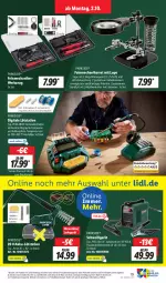 Gazetka promocyjna Lidl - Aktionsprospekt - Gazetka - ważna od 07.10 do 07.10.2023 - strona 23 - produkty: akku, batterie, batterien, beleuchtung, eis, Elektro, Klammern, ladegerät, lamm, led-beleuchtung, Nike, Parkside, reis, rwe, schwamm, Stier, Ti, weck, werkzeug, ZTE