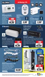 Gazetka promocyjna Lidl - Aktionsprospekt - Gazetka - ważna od 07.10 do 07.10.2023 - strona 29 - produkty: adapter, akku, Bank, batterie, batterien, bluetooth®-lautsprecher, buch, deka, dell, eis, elle, gin, kraft, lachs, ladegerät, ladekabel, lautsprecher, Leuchte, li-ion-akku, Mode, powerbank, reis, rel, Ria, Schal, Schrank, silvercrest, smartphone, smartphones, steckdose, Steckdosenadapter, Steckdosenleiste, tablet, Tablets, Ti, tisch, usb, wasser, weck, ZTE