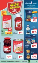 Gazetka promocyjna Combi - Prospekte - Gazetka - ważna od 21.10 do 21.10.2023 - strona 13 - produkty: auer, beutel, champignon, champignons, chips, decke, eintopf, eis, erbsen, flasche, hafer, haferflocken, ketchup, kirsch, kirsche, kirschen, küstengold, mehl, reis, sauce, saucen, sauerkirschen, Ti, tomate, tomaten, topf, type 405, ZTE