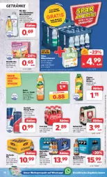 Gazetka promocyjna Combi - Prospekte - Gazetka - ważna od 21.10 do 21.10.2023 - strona 16 - produkty: Alwa, angebot, angebote, bio, cola, drink, durstlöscher, eis, energy drink, flasche, gerolsteine, gerolsteiner, getränk, getränke, mineralwasser, Mio Mio, Nektar, pfanne, Pfanner, pils, red bull, reis, säfte, Spaten, steiner, tee, Ti, vilsa, volvic, wasser, ZTE