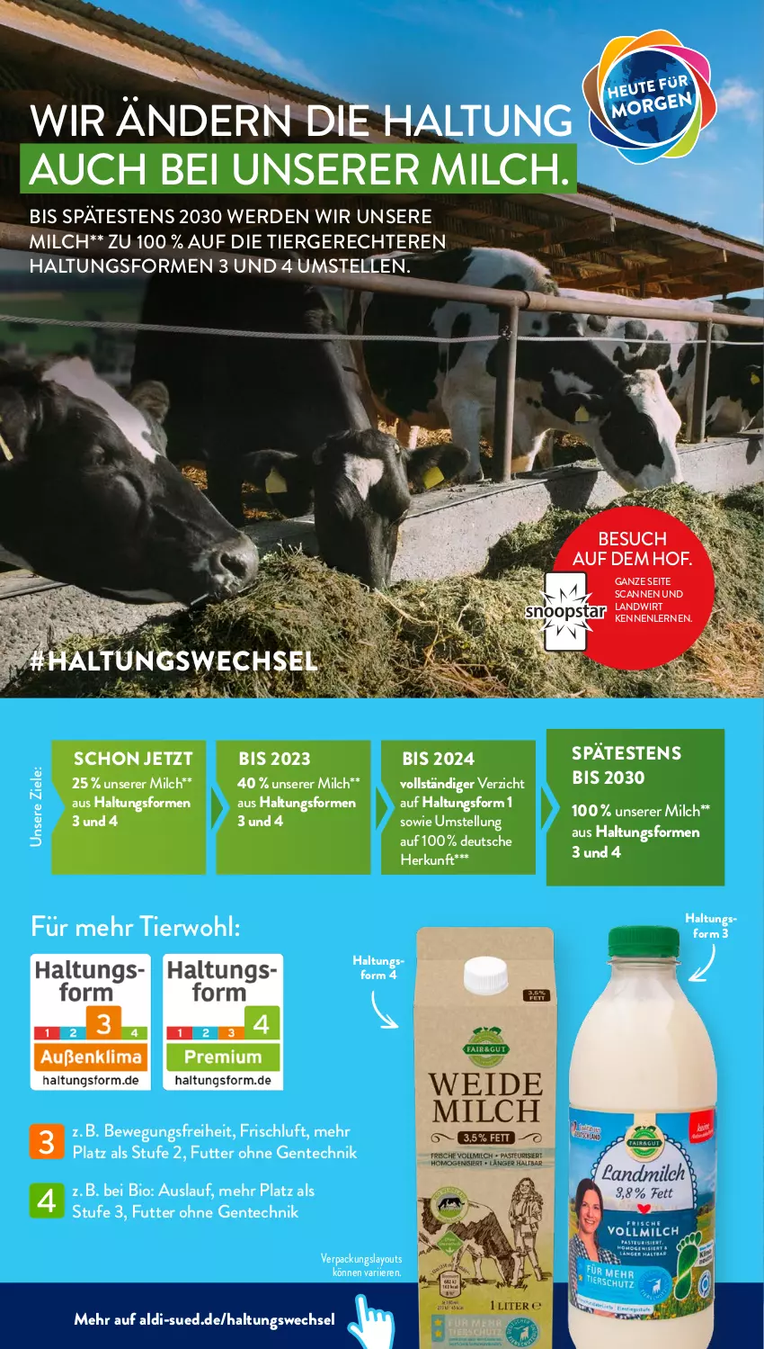 Aktueller Prospekt AldiSud - ALDI Aktuell - von 07.02 bis 12.02.2022 - strona 36 - produkty: aldi, bio, elle, ente, erde, gsw, milch, Ti, Yo