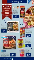 Gazetka promocyjna AldiSud - ALDI Aktuell - Gazetka - ważna od 12.02 do 12.02.2022 - strona 16 - produkty: aldi, ball, Becher, eis, gewürz, gurke, gurken, Käse, ketchup, mayonnaise, natur, pizza, reis, röstzwiebeln, salami, sandwich, sauce, schnitten, senf, Ti, würstchen, würzsauce, Yo, zwiebel, zwiebeln