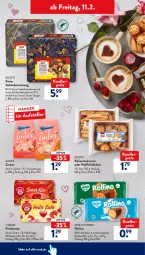 Gazetka promocyjna AldiSud - ALDI Aktuell - Gazetka - ważna od 12.02 do 12.02.2022 - strona 42 - produkty: aldi, beutel, bier, biscotto, eis, elle, Feine Gebäckmischung, früchte, Früchtetee, gebäckmischung, hugo, knallerpreis, kokos, krone, kuchen, Manner, milch, nuss, reis, Ria, schoko, schokolade, schokoladen, tee, teekanne, teller, Ti, Waffelröllchen