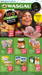 Gazetka promocyjna Wasgau - Gazetka - ważna od 11.01 do 11.01.2025 - strona 1 - produkty: almighur, almighurt, angebot, angebote, auer, aufstrich, Becher, bitburger, Brei, brot, brotaufstrich, burger, butter, Dr. Oetker, ehrmann, ehrmann almighurt, eis, elle, flasche, fleisch, geback, je 250-g-packung, kakao, Käse, käsescheiben, landliebe, mac, mehl, milram, mw-flasche, nutella, pils, pizza, premium pils, Reibekäse, reis, ristorante, röstzwiebeln, schinken, schwein, schweine, schweinefleisch, Streichzart, Ti, tisch, wein, weine, zwiebel, zwiebeln