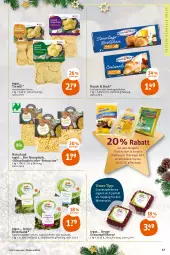 Gazetka promocyjna Tegut - Angebote der Woche - Gazetka - ważna od 24.12 do 24.12.2022 - strona 19 - produkty: apfel, beutel, bio, brötchen, cin, Croissant, croissants, eier, eierspätzle, elle, emmi, grana, granatapfel, granatapfelkerne, henglein, kopfsalat, küche, natur, naturland, nudel, nudeln, Rana, ring, salat, Salatmix, Sonntagsbrötchen, Ti, torte, tuc