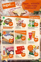 Gazetka promocyjna Tegut - Angebote der Woche - Gazetka - ważna od 24.12 do 24.12.2022 - strona 3 - produkty: alkohol, angebot, angebote, Bau, bio, braun, brie, champignon, champignons, cremissimo, dekoration, duschgel, eis, feldsalat, ferrero, filet, getränk, getränke, grevensteiner, Käse, kosmetik, langnese, langnese cremissimo, leine, milch, Mon Chéri, natur, naturkosmetik, naturland, pils, pilsener, reis, sac, salat, Schal, Schale, schwein, schweine, schweinefilet, sim, steiner, telefon, Ti, uhr, veltins, veltins pilsener, weichkäse, wein, weine, weleda, ZTE