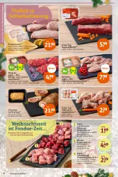 Gazetka promocyjna Tegut - Angebote der Woche - Gazetka - ważna od 24.12 do 24.12.2022 - strona 8 - produkty: angebot, angebote, bio, braten, brot, brustfilet, decke, dekoration, eis, elle, ente, Entenbrust, Entenkeule, filet, fleisch, fleisch in selbstbedienung, Fondue, hackfleisch, lamm, landprimus, mac, nuss, pute, putenbrust, reis, rind, rinder, rinderfilet, saft, schinken, schwein, schweine, Spezi, suppe, suppen, suppenfleisch, Ti, wein, weine