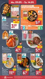 Gazetka promocyjna Aldi Nord - Von Montag - Gazetka - ważna od 14.09 do 14.09.2024 - strona 4 - produkty: aldi, bio, braten, bratwurst, brustfilet, eis, filet, fleisch, geschnetzeltes, gin, grill, hackfleisch, hähnchenbrust, hähnchenbrustfilet, Hähnchengeschnetzeltes, Heu, hüftsteak, hüftsteaks, mais, Ofen, reis, Ria, rind, rwe, schwein, schwein und rind, steak, steaks, Ti, vom schwein und rind, wein, wurst, Zelt