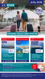 Gazetka promocyjna Aldi Nord - Von Montag - Gazetka - ważna od 14.09 do 14.09.2024 - strona 40 - produkty: aldi, buch, eis, gutschein, gutscheine, kreuzfahrten, LG, olive, oliven, olivenöl, reis, Schal, Ti, ZTE