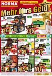 Gazetka promocyjna Norma - Norma - Gazetka - ważna od 27.12 do 27.12.2021 - strona 1 - produkty: Alwa, Bebe, bohne, bohnen, bohnenkaffee, braten, butter, eis, elle, erfrischungsgetränk, , flasche, fleisch, getränk, gin, irische butter, irish whiskey, kaffee, Käse, krustenbraten, kühlregal, löslicher bohnenkaffee, mineralwasser, natürliches mineralwasser, nuss, pils, premium pils, regal, reis, schuhe, single malt, tasse, Ti, wasser, whiskey