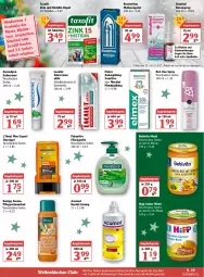 Gazetka promocyjna Globus - Prospekte - Gazetka - ważna od 25.12 do 25.12.2021 - strona 27 - produkty: angebot, angebotspreis, Apotheke, Bad, bebivita, creme, decke, deo, deo spray, duschgel, eis, elmex, fleisch, flüssigseife, hipp, kneipp, Lacalut, meridol, mundspülung, Nasenspray, olive, palmolive, reis, schaumbad, Seife, sensodyne, spülung, tablet, tablett, Tablette, Taxofit, Ti, vita, zahncreme