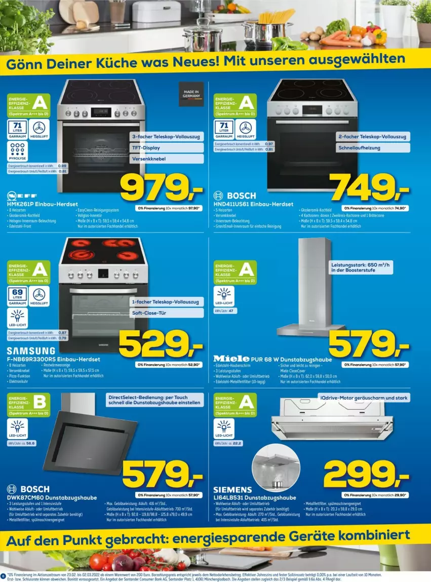 Aktueller Prospekt Euronics - Prospekte - von 23.02 bis 02.03.2022 - strona 8 - produkty: abzugshaube, dunstabzug, dunstabzugshaube, eis, elle, Germ, Teleskop