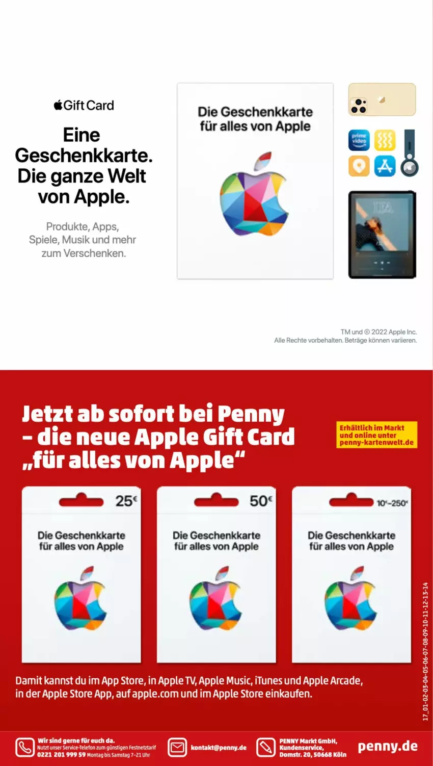 Aktueller Prospekt Penny - Prospekte - von 12.09 bis 17.09.2022 - strona 17 - produkty: Apple, Spiele, tee, telefon, Ti, uhr