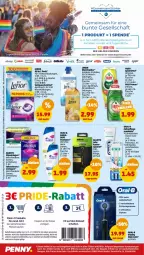 Gazetka promocyjna Penny - Prospekte - Gazetka - ważna od 17.09 do 17.09.2022 - strona 16 - produkty: akku, Alwa, Always, angebot, angebote, bürste, bürsten, coupon, coupons, fairy, febreze, flasche, gillette, gin, gutschein, Kinder, lenor, LG, oral-b, orchidee, pril, Ria, shampoo, spülmittel, Ti, vita, vitality, vollwaschmittel, waschmittel, weichspüler, zahnbürste, zahnbürsten