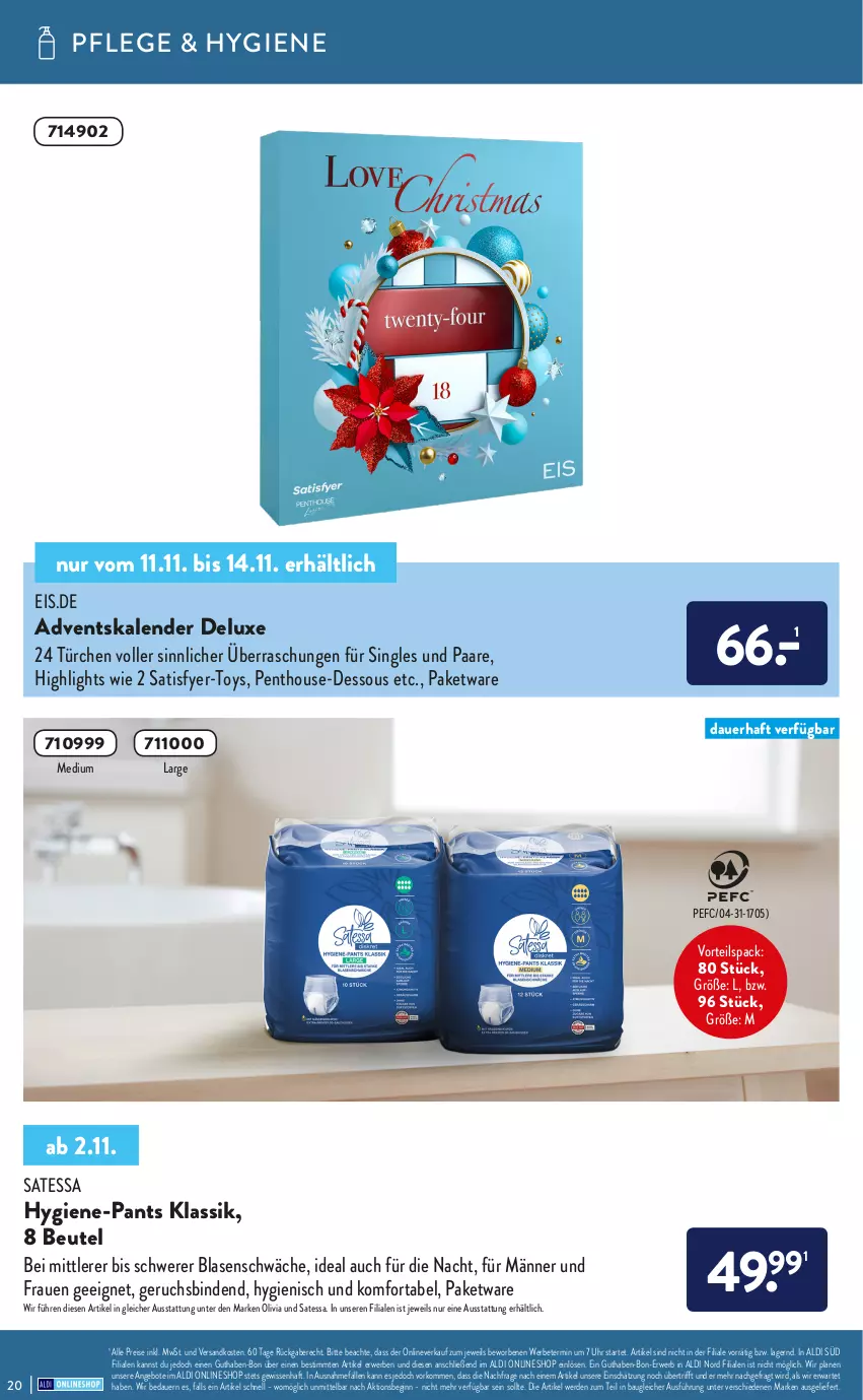 Aktueller Prospekt Aldi Nord - Aldi-Onlineshop - von 02.11 bis 30.11.2021 - strona 20