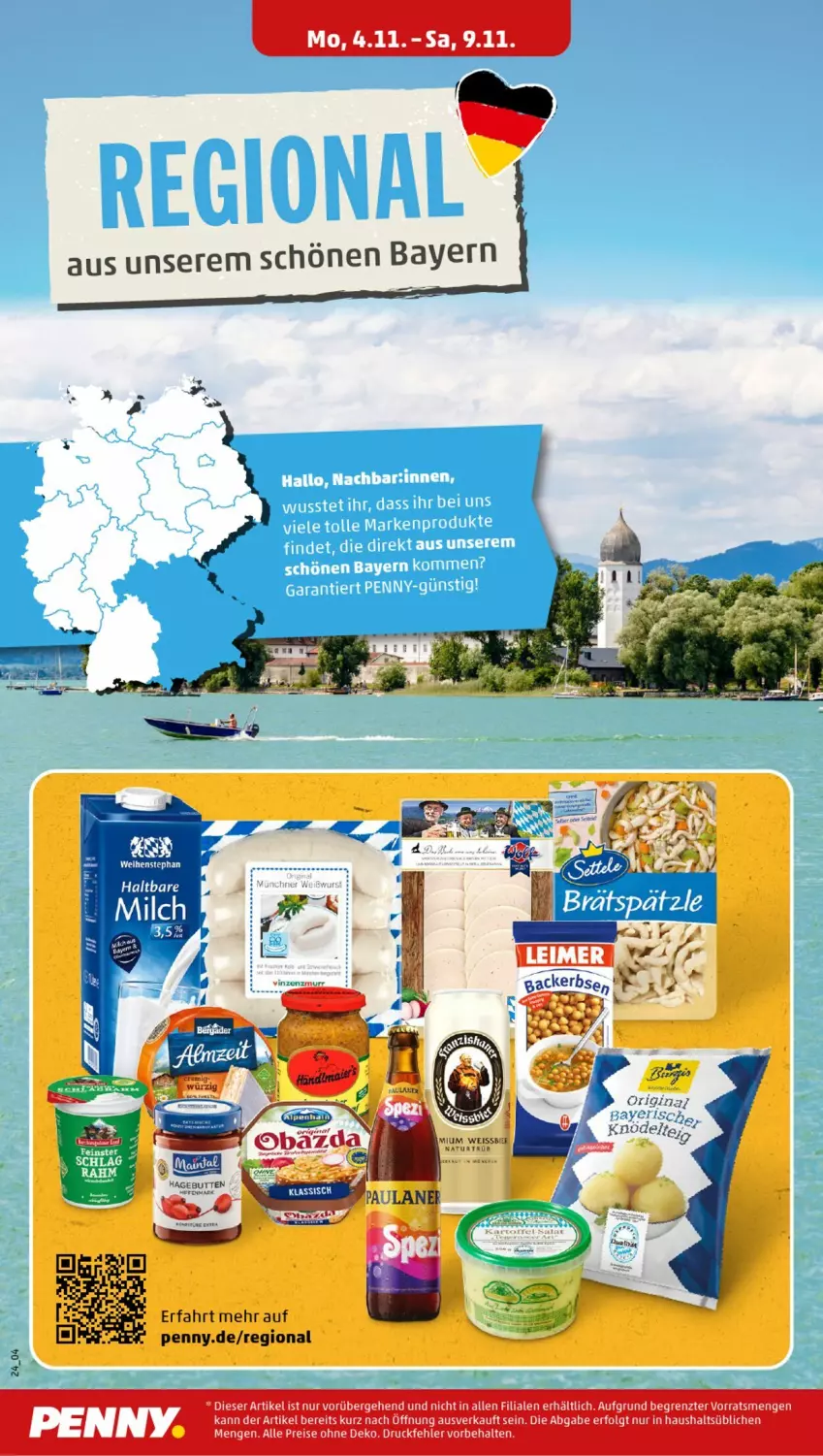 Aktueller Prospekt Penny - Prospekte - von 04.11 bis 09.11.2024 - strona 24 - produkty: bier, eis, gin, Knödel, LG, natur, reis, Ti, weihenstephan, weissbier, Yo, ZTE