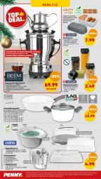 Gazetka promocyjna Penny - Prospekte - Gazetka - ważna od 09.11 do 09.11.2024 - strona 34 - produkty: Becher, Behälter, brot, Container, decke, Deckel, eis, elle, geschirr, Glasdeckel, kuchen, LG, Messbecher, ndk, pfanne, reis, Rührschüssel, schüssel, tee, teekanne, thermostat, Ti, topf, torte, wasser, ZTE