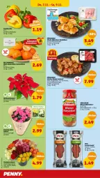 Gazetka promocyjna Penny - Prospekte - Gazetka - ważna od 09.11 do 09.11.2024 - strona 38 - produkty: Begonie, böklunder, clementinen, eis, fleisch, Frische Hähnchen, gulasch, jungbullen, medaillons, regal, rind, rinder, rosen, Schal, Schale, snack, Ti, topf, Weihnachtsstern, wiener, wiener würstchen, würstchen