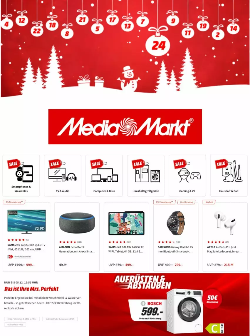 Aktueller Prospekt Media Markt - Prospekte - von 30.11 bis 07.12.2021 - strona 1