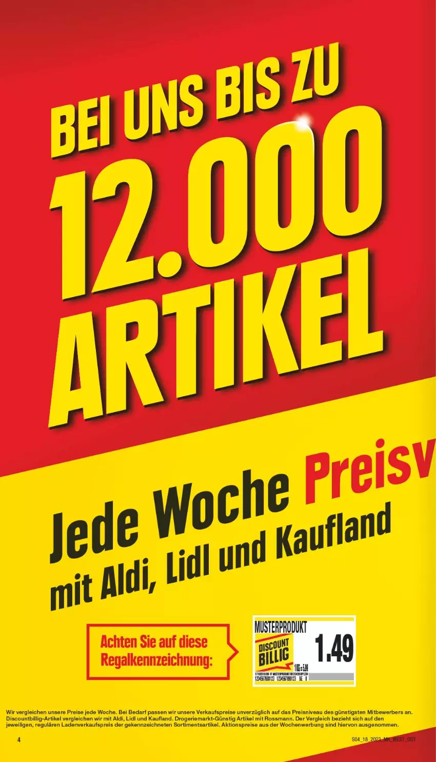 Aktueller Prospekt Marktkauf - Prospekt - von 30.04 bis 06.05.2023 - strona 4 - produkty: aktionspreis, aldi, discount, eis, nivea, reis, Ti