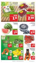 Gazetka promocyjna Marktkauf - Prospekt - Gazetka - ważna od 06.05 do 06.05.2023 - strona 6 - produkty: beere, beeren, deka, eis, erdbeere, erdbeeren, fleisch, heidelbeere, heidelbeeren, himbeer, himbeere, himbeeren, melone, orange, orangen, reis, Schal, Schale, tafeltrauben, Ti, trauben, wasser, wassermelone, ZTE