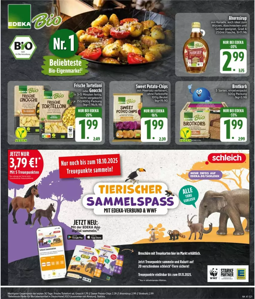 Aktueller Prospekt Edeka - Prospekte - von 06.10 bis 11.10.2025 - strona 21 - produkty: beutel, brot, Brotkorb, deka, ente, flasche, gnocchi, grill, korb, lieken, Schleich, Ti, Tiere, torte, tortelloni