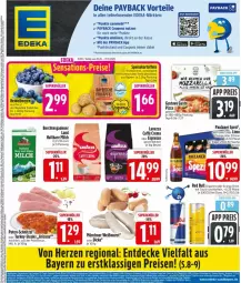 Gazetka promocyjna Edeka - Prospekte - Gazetka - ważna od 11.10 do 11.10.2025 - strona 1 - produkty: apfel, beere, beeren, beutel, bohne, bohnen, caffe, coupon, coupons, decke, deka, drink, eis, energy drink, espresso, haltbare milch, heidelbeere, heidelbeeren, kartoffel, kartoffeln, lavazza, limo, mehl, milch, mozzarella, oder espresso, orange, Paula, paulaner, payback, pizza, pute, putenbrust, red bull, reis, rel, rind, schnitzel, speisekartoffeln, steak, steaks, Ti, Weißwurst, wurst, zitrone