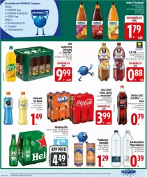Gazetka promocyjna Edeka - Prospekte - Gazetka - ważna od 11.10 do 11.10.2025 - strona 26 - produkty: Alwa, Berger, coca-cola, cola, coupon, coupons, deit, deka, drink, eis, fanta, flasche, frucht, fruchtsaft, heineken, Hohes C, ice tea, limo, limonade, Mezzo Mix, mineralwasser, orange, payback, pils, reis, saft, sinalco, sprite, tee, Ti, wasser, zitrone, ZTE, zucker