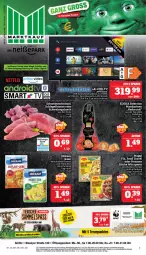 Gazetka promocyjna Marktkauf - Prospekt - Gazetka - ważna od 21.09 do 21.09.2024 - strona 1 - produkty: gin, gulasch, HDMI, Käse, küche, mandarine, mandarinen, schwein, schweine, schweinegulasch, Ti, usb, wein, weine