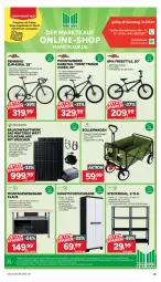 Gazetka promocyjna Marktkauf - Prospekt - Gazetka - ważna od 21.09 do 21.09.2024 - strona 29 - produkty: angebot, angebote, Bank, Bau, bollerwagen, Eckregal, eis, felgen, Kette, kraft, Kugel, LG, Mountainbike, regal, Ria, Schal, Schrank, shimano, Sport, steckregal, Tasche, taschen, Ti, Transportwagen, uhr, wandhalterung