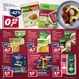 Gazetka promocyjna Real - Real Handzettel - Gazetka - ważna od 12.02 do 12.02.2022 - strona 12 - produkty: barilla, Becher, beutel, eis, feinschmecker, hartweizen, italienische pasta, knorr, knorr fix, oryza, pasta, pesto, reis, reiss, sauce, saucen, snack, Spezi, suppe, suppen, Ti, Tiere