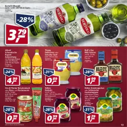 Gazetka promocyjna Real - Real Handzettel - Gazetka - ważna od 12.02 do 12.02.2022 - strona 13 - produkty: bbq-sauce, bertolli, butter, eis, flasche, gewürz, Gewürzgurke, gewürzgurken, gurke, gurken, Kühne, mac, olive, oliven, olivenöl, oro di parma, pasta, pizza, rapsöl, reis, rotkohl, sauce, saucen, senf, thomy, tomate, tomaten, tomatenmark