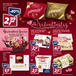 Gazetka promocyjna Real - Real Handzettel - Gazetka - ważna od 12.02 do 12.02.2022 - strona 16 - produkty: Amber, eis, ferrero, Ferrero Rocher, gebäckmischung, kissen, lambertz, lindor, lindt, mac, marzipan, merci, milch, raffaello, reis, Ti