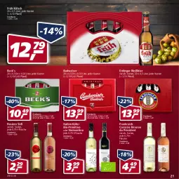 Gazetka promocyjna Real - Real Handzettel - Gazetka - ważna od 12.02 do 12.02.2022 - strona 21 - produkty: bier, bio, budweiser, Corsaire, eis, erdinger, flasche, Früh Kölsch, käfer, primitivo, reis, Ti