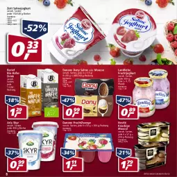 Gazetka promocyjna Real - Real Handzettel - Gazetka - ważna od 12.02 do 12.02.2022 - strona 8 - produkty: arla, arla skyr, Becher, bio, danone, danone fruchtzwerge, Dany, dany sahne, drink, eis, frucht, fruchtjoghurt, fruchtzwerge, hafer, Haferdrink, joghur, joghurt, Knackige Mousse, landliebe, mousse, nestlé, reis, sahne, Sahnejoghurt, Skyr, zott