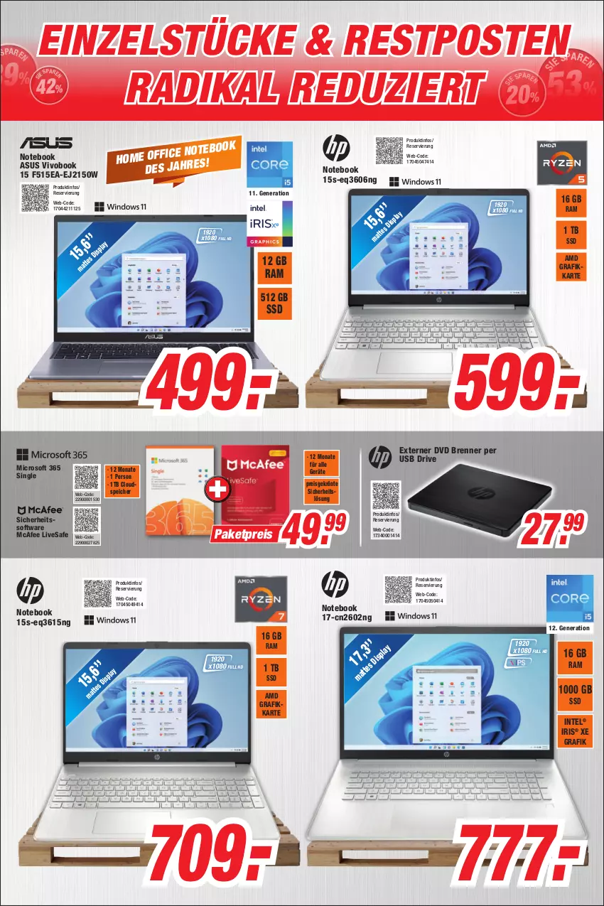 Aktueller Prospekt Expert Bonn - Prospekte - von 15.03 bis 21.03.2023 - strona 5 - produkty: asus, dvd, eis, Intel, livesafe, notebook, reis, Software, ssd, Ti, usb, VivoBook