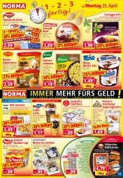 Gazetka promocyjna Norma - Norma - Gazetka - ważna od 02.05 do 02.05.2022 - strona 11 - produkty: ACC, basilikum, Becher, beef, beutel, braten, caffè latte, Cap, cappuccino, champignon, champignons, chia, cin, corned beef, eis, fertiggericht, filet, filets, fisch, fische, Fischer, fleisch, geschnetzeltes, gewürz, hüftsteak, hüftsteaks, Koriander, kräuter, kühlregal, latte, leberwurst, mac, macchiato, Maus, Mett, mettwurst, monte, natur, natura, nudel, nudeln, paprika, pfanne, pfeffer, pizza, pril, pute, regal, reis, Ria, rind, rinder, Rinderroulade, ring, sahne, salat, sauce, Schal, Schale, schwein, schweine, Serviette, servietten, spinat, steak, steaks, suppe, suppen, thunfisch, Ti, Töpfchen, torte, tortellini, wein, weine, Wirsing, wurst, Zelt, zwiebel