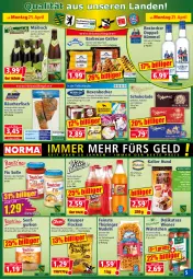 Gazetka promocyjna Norma - Norma - Gazetka - ważna od 02.05 do 02.05.2022 - strona 5 - produkty: aqua, barbecue, Becher, beere, beeren, cocktail, Dijon Senf, eier, eierlikör, eis, eisbecher, fisch, flasche, grill, gurke, gurken, hartweizen, im zarten saitling, kirsch, kühlregal, likör, milch, natur, nudel, nudeln, pfeffer, pril, regal, reis, ring, Rostocker, rwe, schoko, schokolade, senf, Senfsoße, Soße, Ti, tomate, tomaten, vollmilch, weck, wiener, wiener würstchen, würstchen