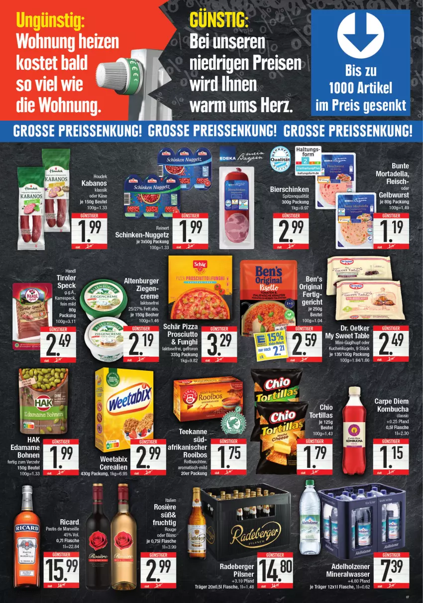 Aktueller Prospekt E Center - Angebote der Woche - von 24.01 bis 29.01.2022 - strona 7 - produkty: bohne, bohnen, buch, eis, houdek, reis, rouge, Speck, Ti