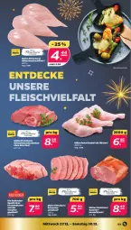 Gazetka promocyjna Netto - Woche 52 - Gazetka - ważna od 30.12 do 30.12.2023 - strona 3 - produkty: braten, brustfilet, decke, eis, filet, filets, fleisch, Fleischerei, hähnchenbrust, hähnchenbrustfilet, hähnchenschenkel, henkel, kasseler, krustenbraten, Rostocker, schenkel, Schere, schnitzel, schwein, schweine, schweinenacken, schweineschnitzel, wein, weine