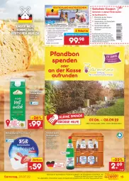 Gazetka promocyjna Netto Marken-Discount - Filial-Angebote - Gazetka - ważna od 23.07 do 23.07.2022 - strona 15 - produkty: Alwa, angebot, Bad, bestpreis, coupon, eis, elle, flasche, frankfurter, frische milch, frucht, Fruchtquark, gin, glasflasche, gutschein, leine, Magnets, mehl, milch, mineralwasser, ndk, quark, reis, Ti, usb, wasser, weihenstephan, wein, ZTE