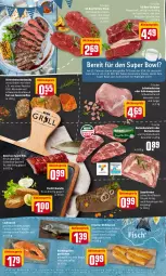 Gazetka promocyjna Rewe - REWE Ihr Kaufpark - Gazetka - ważna od 12.02 do 12.02.2022 - strona 4 - produkty: aktionspreis, auer, beef, braten, burger, chili, decke, dell, eis, elle, erde, filet, fisch, fleisch, grill, gulasch, hüftsteak, ideal zum grillen, knoblauch, kotelett, lachs, mac, marinade, nackenkoteletts, Nackensteak, nackensteaks, paprika, Rauch, reis, rind, rindfleisch, roastbeef, rum, rumpsteak, rwe, saft, schinken, schinkenbraten, schnitten, schwein, schweine, schweinefleisch, schweinenacken, spare ribs, steak, steaks, Ti, uhr, Wanne, wein, weine, wolfsbarsch