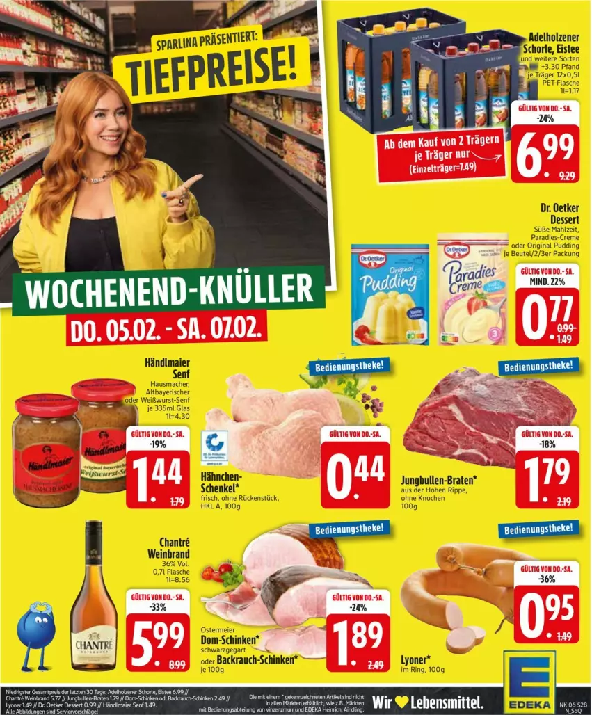 Aktueller Prospekt Edeka - Prospekte - von 02.02 bis 07.02.2026 - strona 28 - produkty: adelholzener, dessert, Dr. Oetker, Holz, senf, Ti, wein, Yo, Zelt
