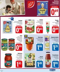 Gazetka promocyjna Edeka - Prospekte - Gazetka - ważna od 07.02 do 07.02.2026 - strona 12 - produkty: arrabbiata, beutel, bolognese, deka, dell, elle, erbsen, flasche, fusilli, gnocchi, kichererbsen, LG, mais, mehl, mikrowelle, mortadella, nudel, Nudelgericht, nudeln, pasta, pasta-sauce, pesto, ricotta, saft, sauce, schinken, spaghetti, spinat, Ti, tomate, tomaten, Tomatensaft, torte, tortelloni