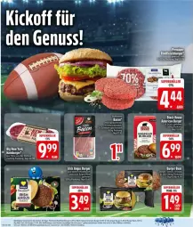 Gazetka promocyjna Edeka - Prospekte - Gazetka - ważna od 07.02 do 07.02.2026 - strona 18 - produkty: burger, eis, fleisch, Frühstücksspeck, hamburger, reis, rind, rindfleisch, Speck, Ti, Yo