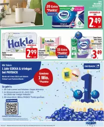 Gazetka promocyjna Edeka - Prospekte - Gazetka - ważna od 07.02 do 07.02.2026 - strona 22 - produkty: cottonelle, coupon, deka, eier, elle, erde, feuchtes toilettenpapier, hakle, lion, papier, payback, Ti, toilettenpapier, zewa, ZTE