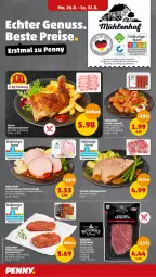 Gazetka promocyjna Penny - Prospekte - Gazetka - ważna od 31.08 do 31.08.2024 - strona 4 - produkty: bacon, braten, eis, fleisch, Geflügel, hähnchenschenkel, henkel, kasseler, lack, minutensteaks, Nackensteak, nackensteaks, rind, rinder, Rindersteak, rindfleisch, schenkel, schwein, schweine, schweinebraten, schweinerücken, steak, steaks, wein, weine